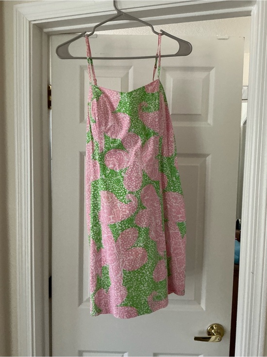 Lilly Pulitzer Dresses & Skirts - Lilly Pulitzer Pink and Green Floral Dress